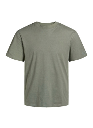 Jack & Jones Yuvarlak Yaka Haki Erkek T-Shirt JCOALTITUDE TEE SS CREW NECK