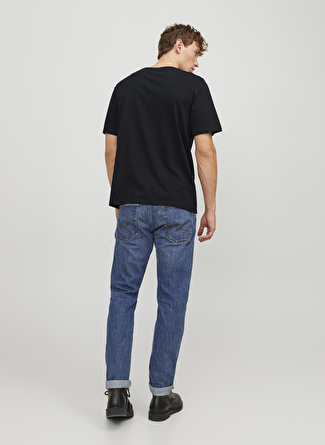 Jack & Jones Yuvarlak Yaka Siyah Erkek T-Shirt JJECORP LOGO TEE PLAY SS O-NECK NOO