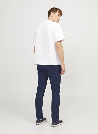 Jack & Jones Düşük Bel Slim Fit Lacivert Erkek Chino Pantolon JPSTMARCO JJBOWIE NOOS