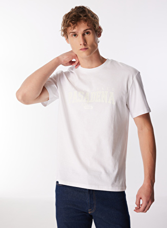 Jack & Jones Bisiklet Yaka Beyaz Erkek T-Shirt JJCORY TEE SS CREW NECK