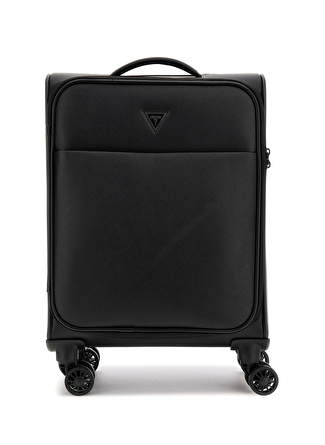 Siyah Unisex Çekçekli Kumaş Valiz NAPOLI CABIN TROLLEY