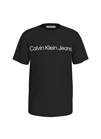 Calvin Klein Siyah Erkek T-Shirt INST. LOGO SS T-SHIRT