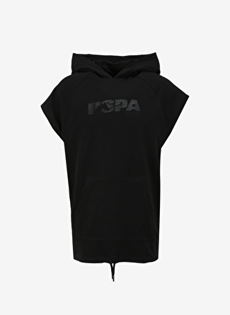 U.S. Polo Assn. Kapüşon Yaka Siyah Erkek T-Shirt NOMPE