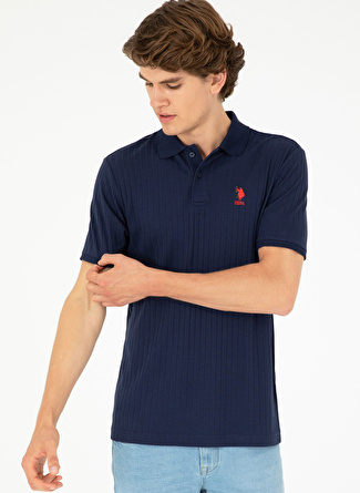 U.S. Polo Assn. Lacivert Erkek Regular Fit Polo T-Shirt NOYU