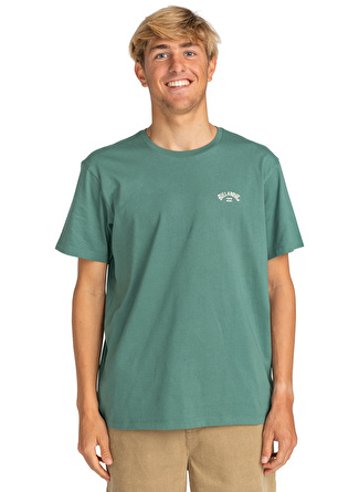 Billabong EBYKT00100_ARCH KTTP Yeşil Erkek Bisiklet Yaka Regular Fit T-Shirt