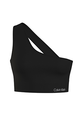 Calvin Klein Siyah Kadın Bikini Üst ONE SHOULDER BRALETTE KW0KW02313BE