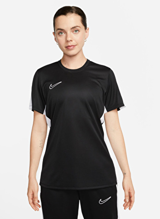 Nike Siyah Kadın Yuvarlak Yaka Normal Kalıp T-Shirt DX0521-010 W W NK DF ACD23 TOP SS B