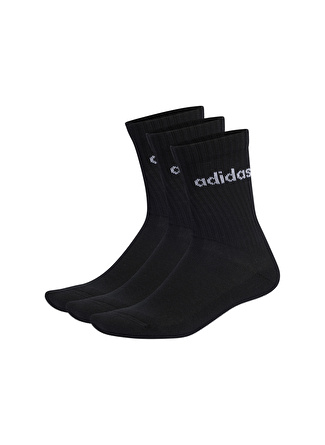 adidas IC1301 C LIN CREW 3P Siyah Unisex  Çorap