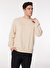 Discovery Expedition Bej Erkek Bisiklet Yaka Sweatshirt D3WM-SWT25   