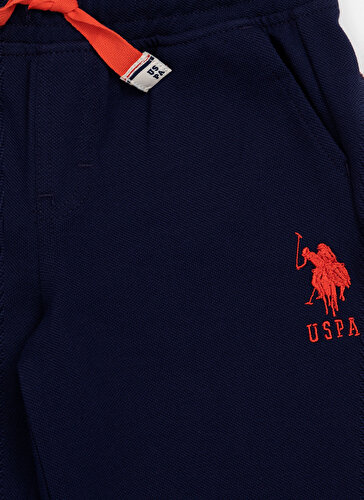 U.S. Polo Assn. Lastikli Normal Kalıp Lacivert Erkek Çocuk Şort - Gunderiy022 - Erkek