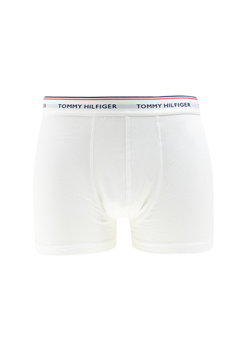 Tommy Hilfiger Beyaz Erkek Boxer 1U87903842 Stretch