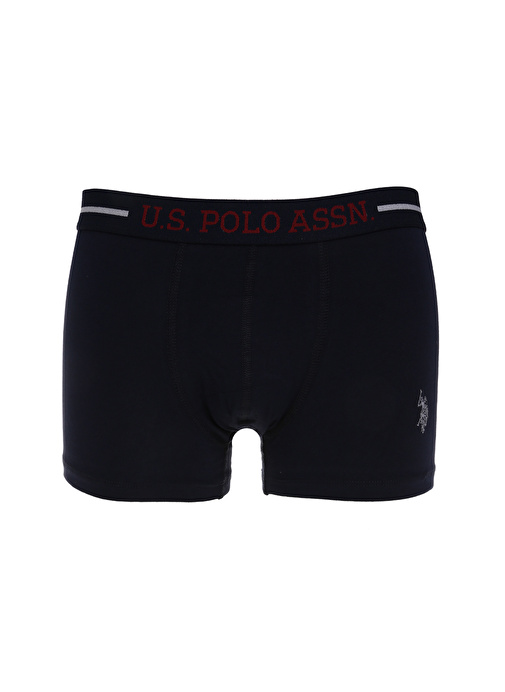 U.S. Polo Assn. Standart Kalıp Lacivert Erkek 3''lü Boxer - I081Sz0Ia.000.80328