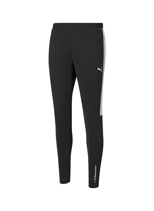 Puma 53101401 BMW MMS T7 Track Pants  Lastikli Dar Kalıp Baskılı Siyah Erkek Eşofman Altı