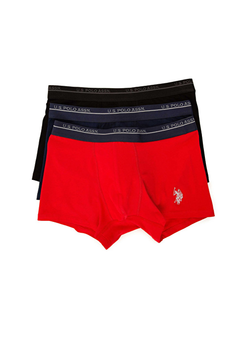 U.S. Polo Assn.    Standart Kalıp  Lacivert Erkek Boxer