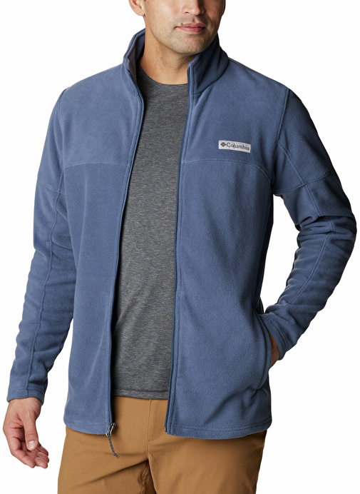 Columbia AO0560 BASIN TRAIL III FULL ZIP Mavi Erkek Dik Yaka Normal Kalıp Polar Sweatshırt