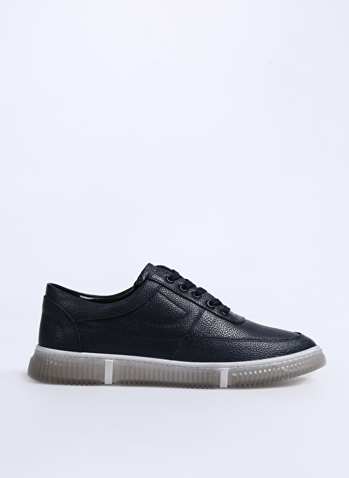 F By Fabrika Lacivert Erkek Deri Sneaker YORKE