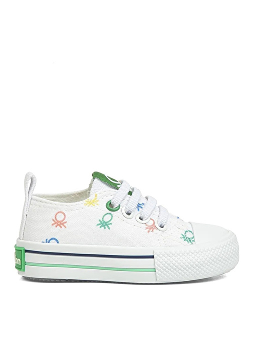 Benetton Beyaz Kız Çocuk Sneaker BN-30661