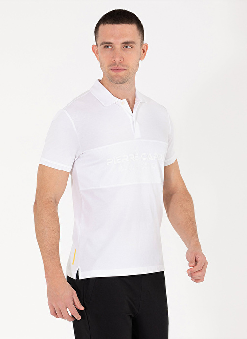 Pierre Cardin Polo Yaka Beyaz Erkek T-Shirt ENJOY