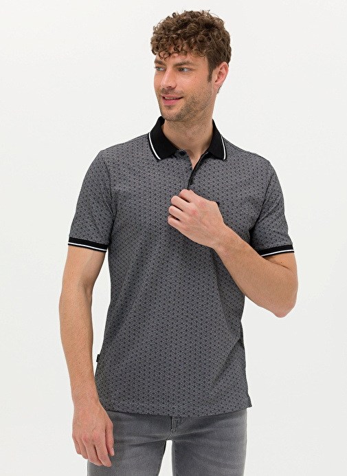 Pierre Cardin Polo Yaka Siyah Erkek T-Shirt SOFIA