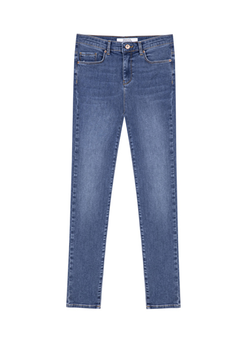 İpekyol Normal Bel Skinny Paça Skinny Fit Açık İndigo Kadın Denim Pantolon I00000018002CC2