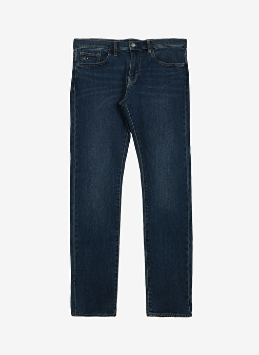 INDIGO DENIM Slim Fit Normal Bel Normal İndigo Erkek Denim Pantolon 8NZJ13 1500