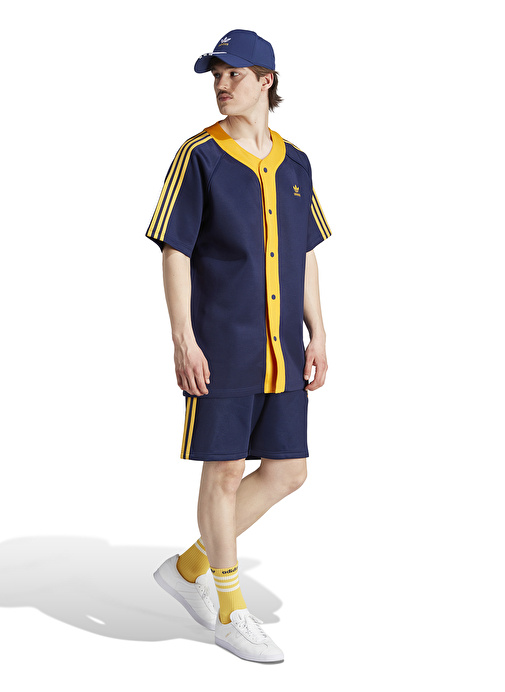 adidas IM4459-CL+ SHORT DKB Mavi Erkek  Bol Paça Regular Fit Şort