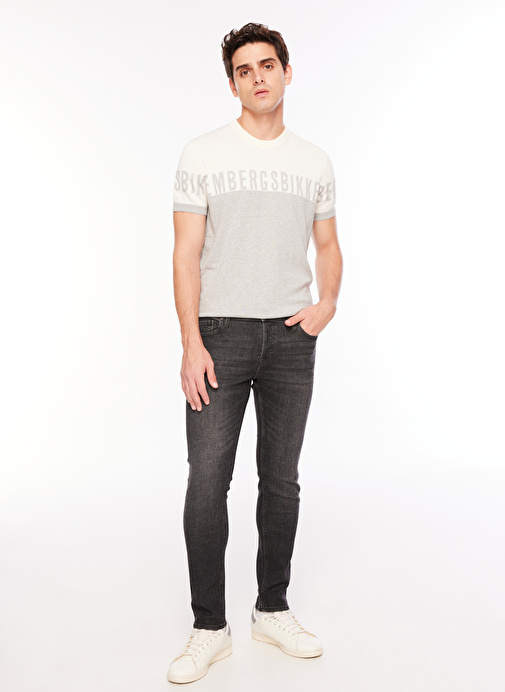 Jack & Jones 12243595_JJIGLENN JJORIGINAL SQ 270 Siyah Erkek Düşük Bel Slim Fit Denim Pantolon_1