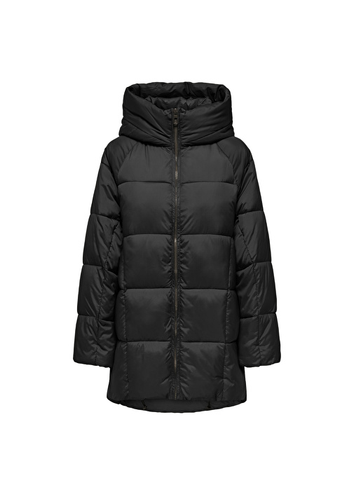 Only Siyah Kadın Kaban ONLASTA OVERSIZED PUFFER COAT CC OT