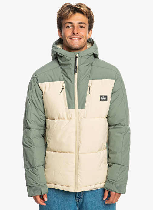 Quiksilver Krem Erkek Kapüşon Yaka Ceket EQYJK03970 Nomad Jacket