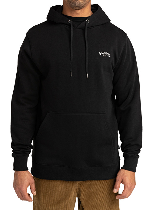 Billabong EBYFT00105 Arch Po Siyah Erkek Kapüşon Yaka Normal Kalıp Sweatshirt