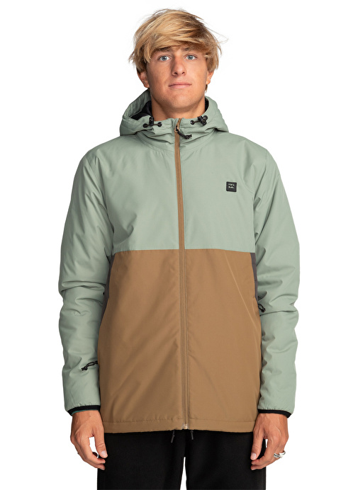 Billabong EBYJK00119 Transport Insulated Jkt Çok Renkli Erkek Kapüşon Yaka Normal Kalıp Mont