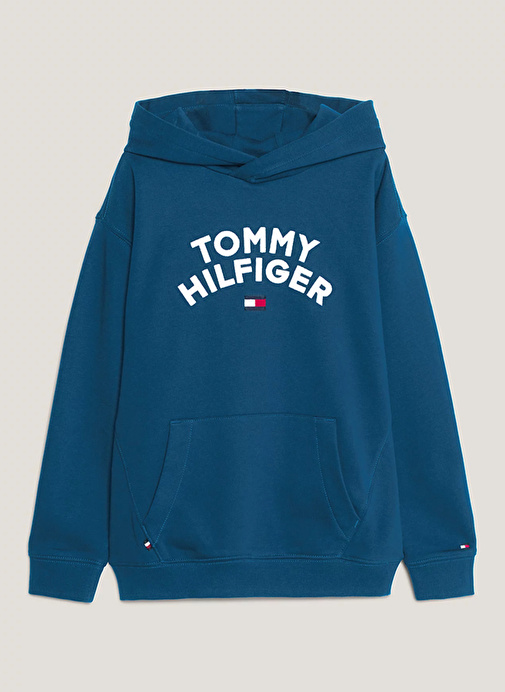 Tommy Hilfiger Baskılı Erkek Çocuk Lacivert Sweatshırt KB0KB08490C3J