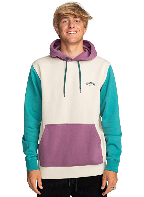 Billabong EBYFT00115 Arch Block Po Çok Renkli Erkek Kapüşon Yaka Normal Kalıp Sweatshirt