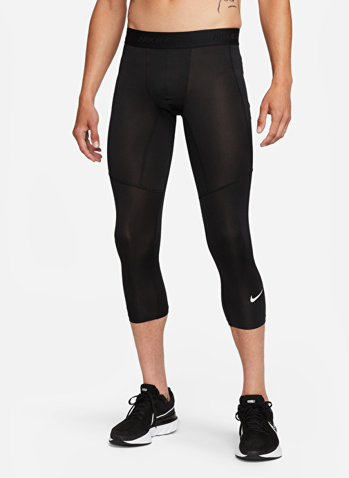 Nike Siyah Erkek Tayt FB7950-010-M NP DF 3QT TIGHT