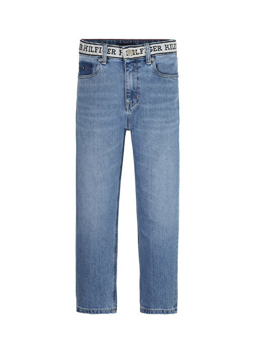 Tommy Hilfiger ARCHIVE RECONSTRUCTED MID WASH Normal Bel Mavi Erkek Denim Pantolon