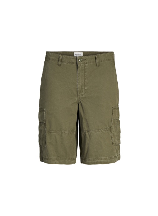 Jack & Jones Haki Erkek Kargo Şort JPSTCOLE JJCAMPAIGN SHORT