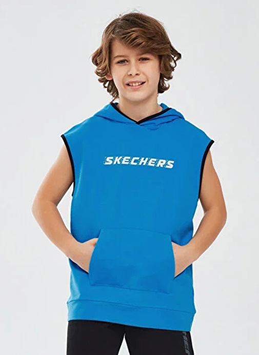 Skechers Erkek Çocuk Atlet SK241119-400-Lightweight Hoodie