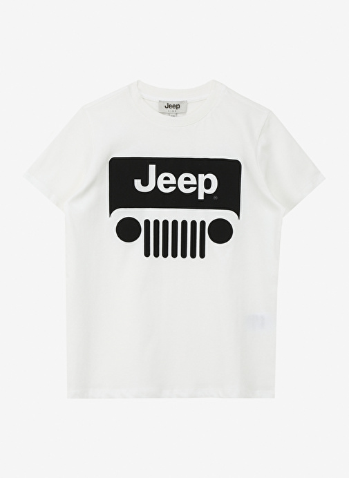 Jeep Ekru Erkek T-Shirt J4SB-TSH8