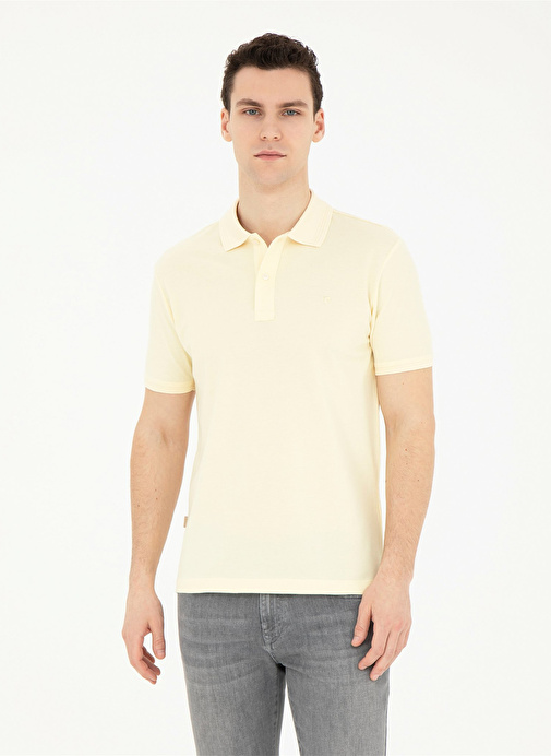 Pierre Cardin Düz Limon Erkek Polo T-Shirt SUNNY