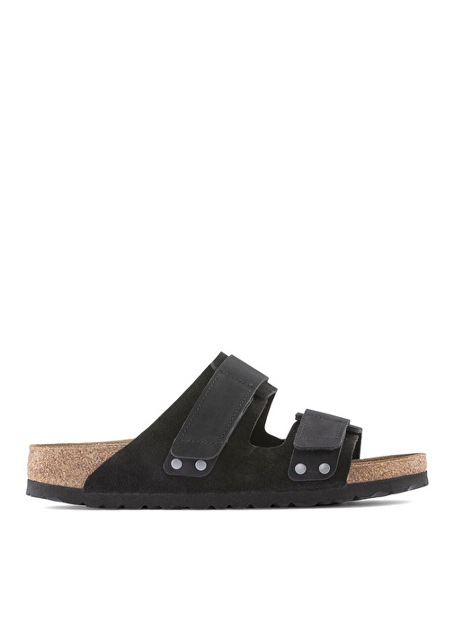 Birkenstock UJI Siyah Erkek Süet Terlik