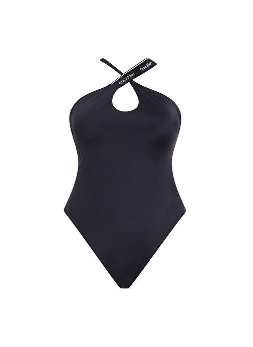 Calvin Klein Siyah Kadın Mayo HALTER ONE PIECE KW0KW02423BEH