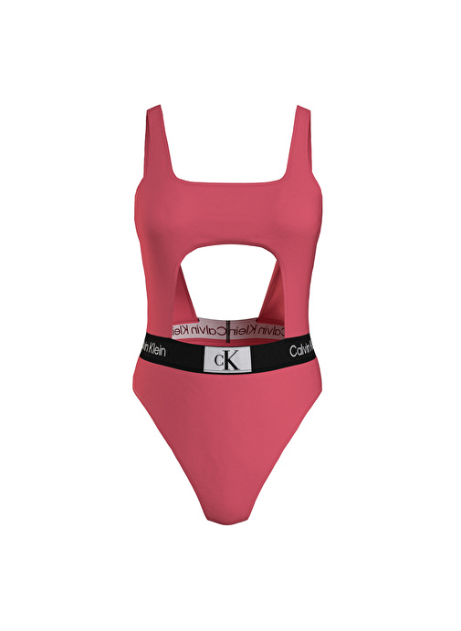 Calvin Klein Pembe Kadın Mayo CUT OUT ONE PIECE - RP KW0KW02357TB