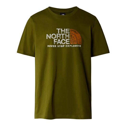 The North Face M S/S RUST 2 TEE Erkek T-Shirt NF0A87NWPIB1 1