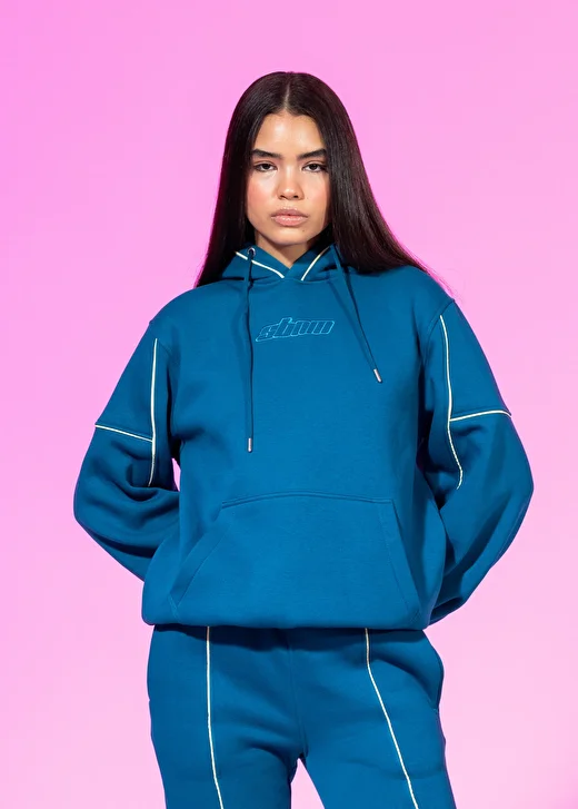 Petrol Blue Sweatshirt 1