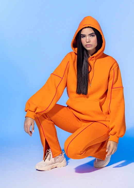 Vivid Flame Orange Sweatshirt 2