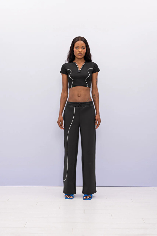 The Contour Pants-Black 1