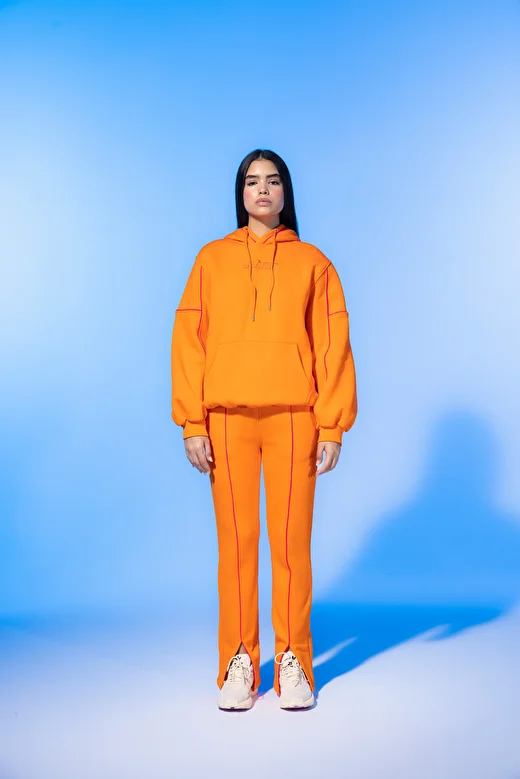 Vivid Flame Orange Sweatshirt 4