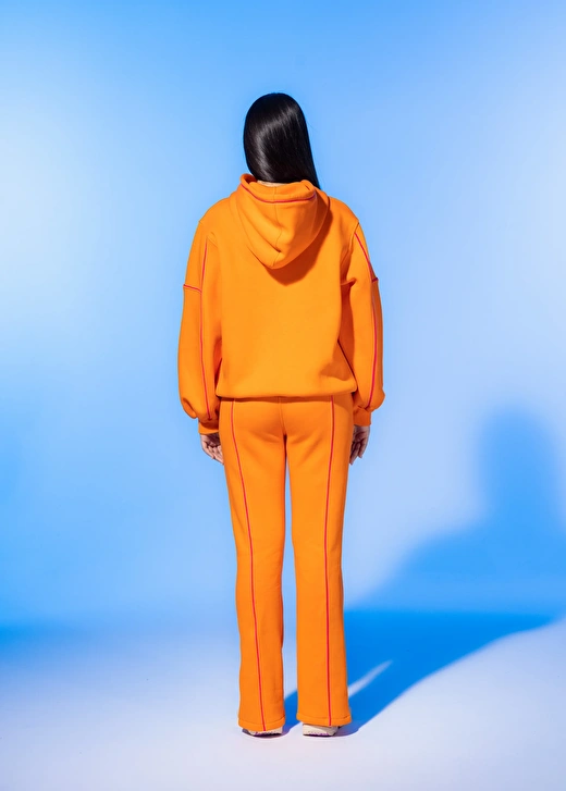 Vivid Flame Orange Sweatshirt 3