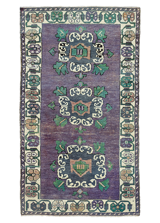 Tilun Vintage Rustik Desenli Halı 94x162 cm 1