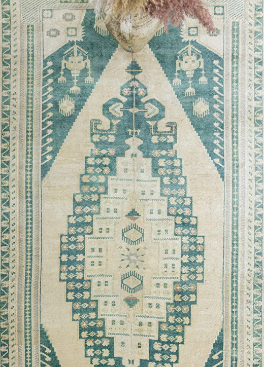 Zenge Yöresel Taşpınar Desenli El Dokuma Halı 165x316 cm 4